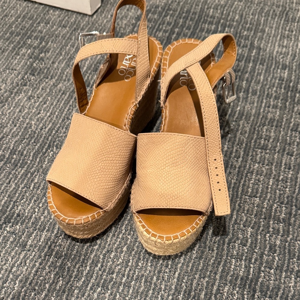 Franco Sarto Tan Espadrille Sandals